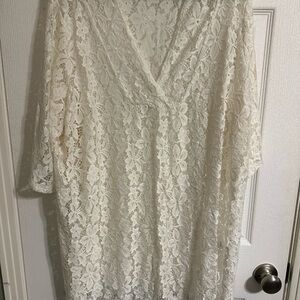 Lace Floral Cover-Up